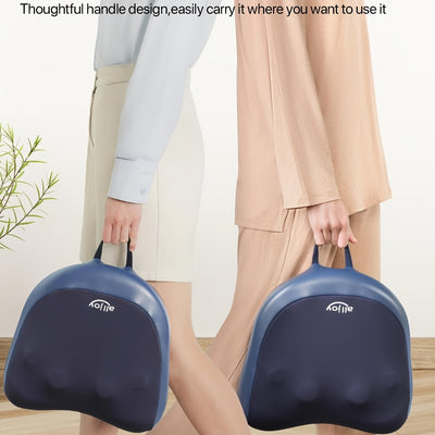 ALLJOY Cordless Back And Neck Massager with Heat - Shiatsu Massage for Shoulder, Waist, Pain Relief 3D Deep Kneading Massage Pillow for Full Body, Rechargeable, Gift for Men And Women, Valentines Day Gift for Her