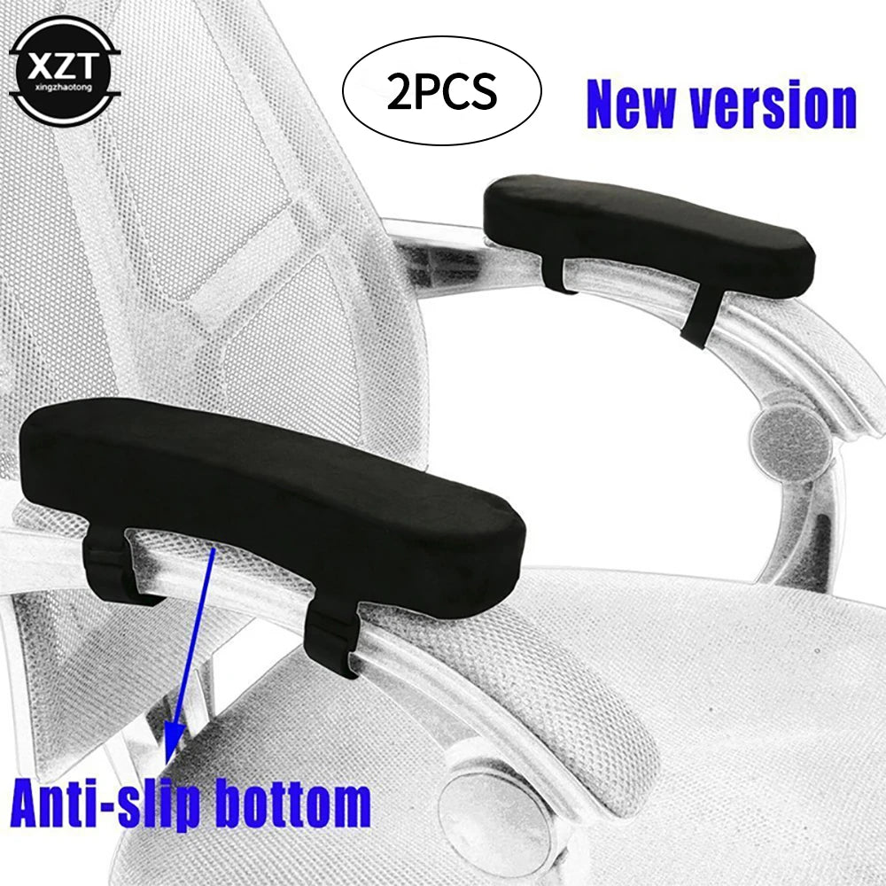2PCS Armrest Pad Covers For Office mouse arm Foam Elbow Pillow Forearm Pressure Relief Arm Rest Cover Wheelchair Comfy Chair