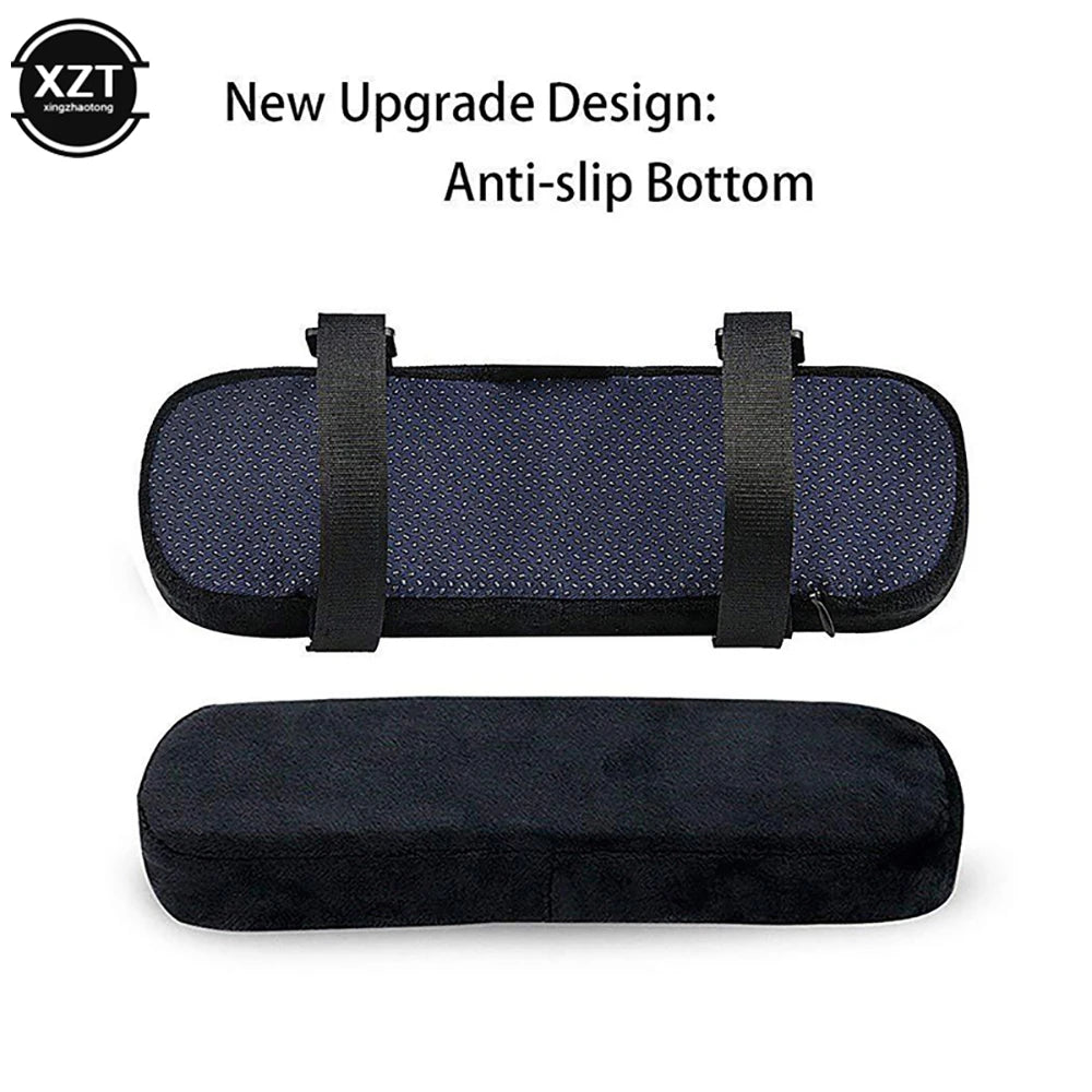 2PCS Armrest Pad Covers For Office mouse arm Foam Elbow Pillow Forearm Pressure Relief Arm Rest Cover Wheelchair Comfy Chair