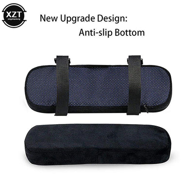 2PCS Armrest Pad Covers For Office mouse arm Foam Elbow Pillow Forearm Pressure Relief Arm Rest Cover Wheelchair Comfy Chair