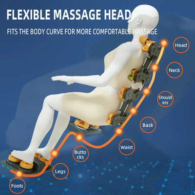 AS-100 Automatic Home Full Body Airbag Kneading  Massag Chair Electric Zero Gravity Massage Chair with Bluetooth Voice Control