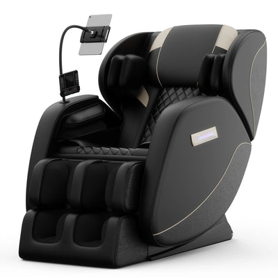 Zero Gravity Full Body Massage Chair with Heating, Airbags, Foot Roller & Touch Screen – Supports Up to 180 lbs