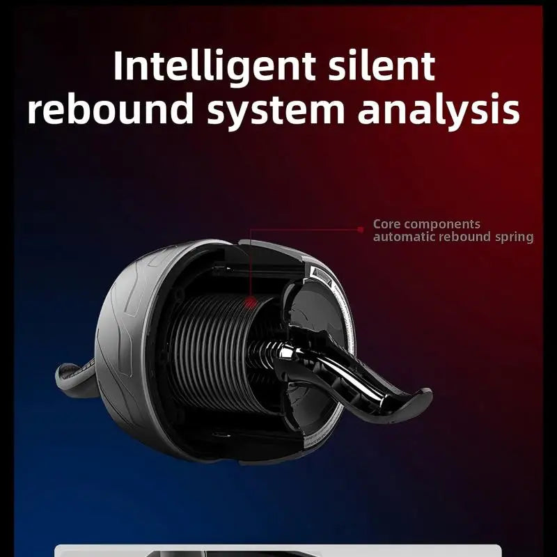 Rebound Ab Roller Knee Mat - Home Gym Fitness Equipment for Core Strength Training Belly Wheel Workout