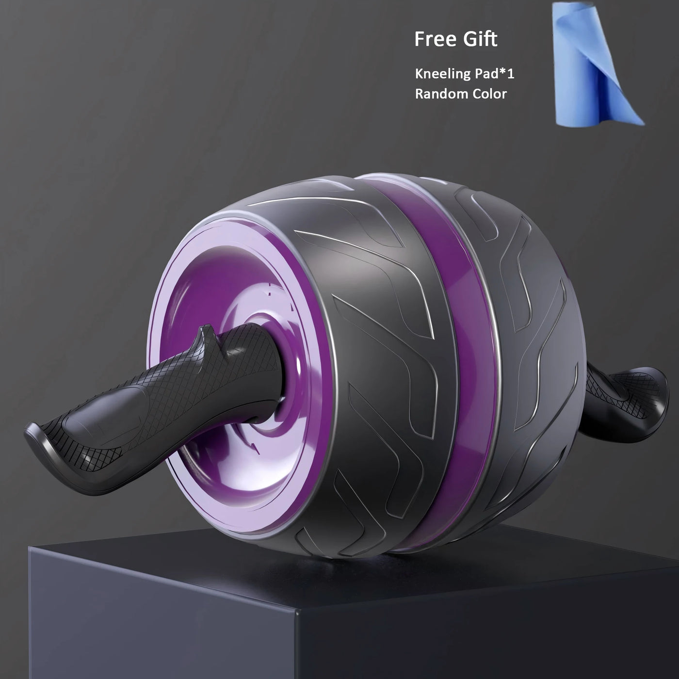 Rebound Ab Roller Knee Mat - Home Gym Fitness Equipment for Core Strength Training Belly Wheel Workout